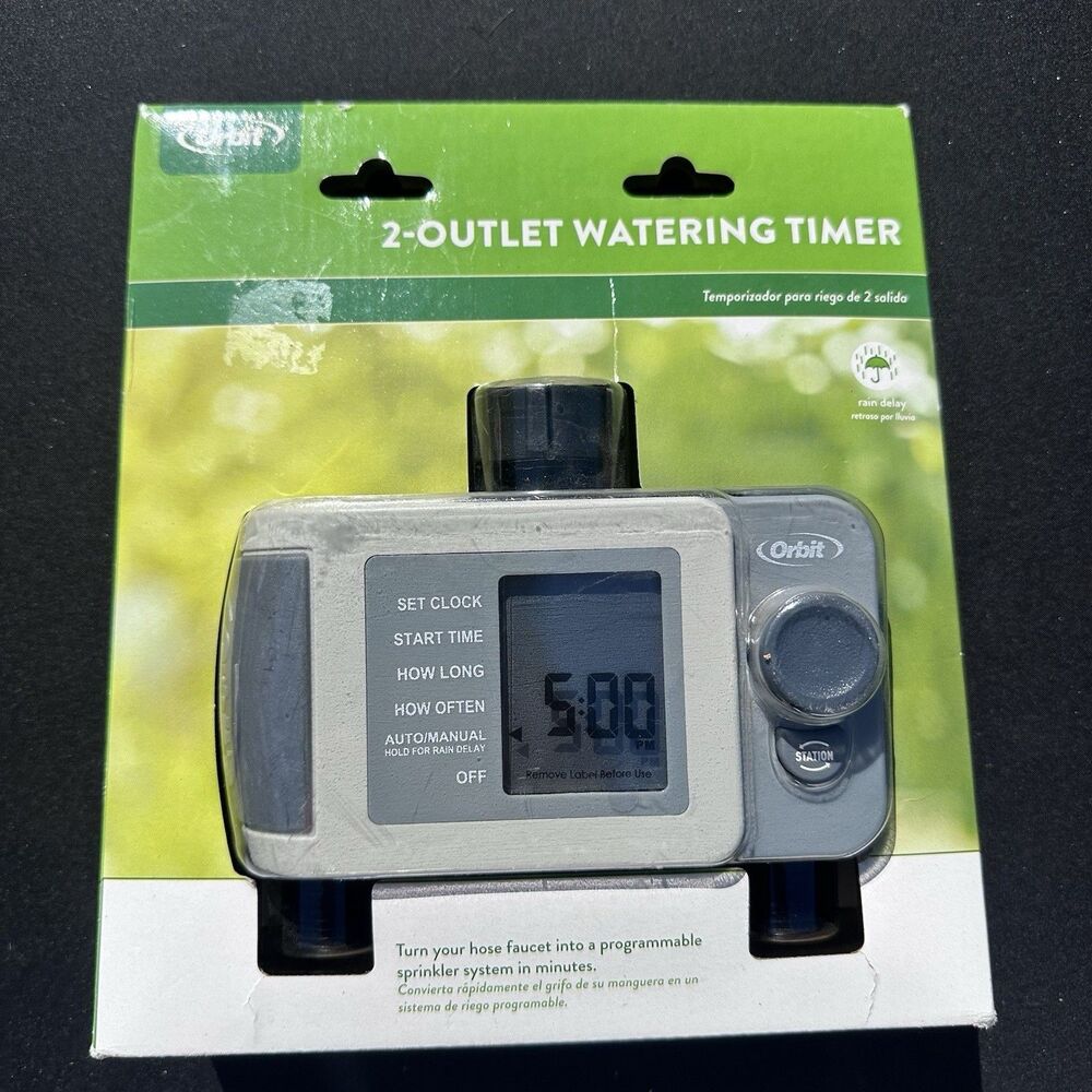 Orbit 24621-20 2-Outlet Programmable Watering Timer – New in Package
